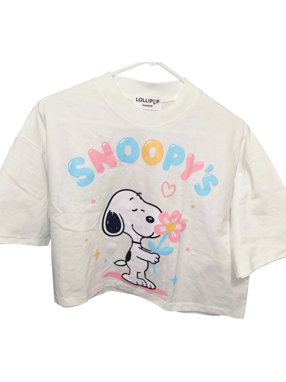 Snoopy White Graphic Tee - White